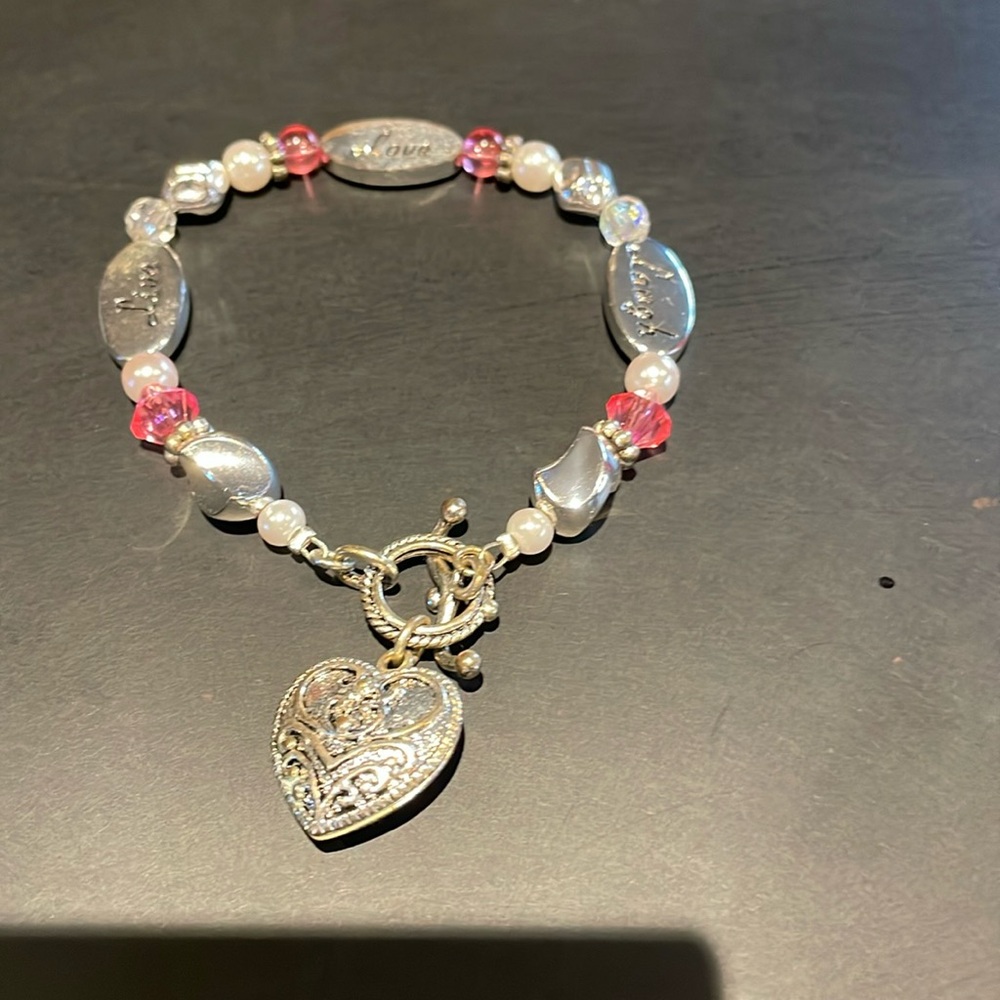 Live laugh love bracelet